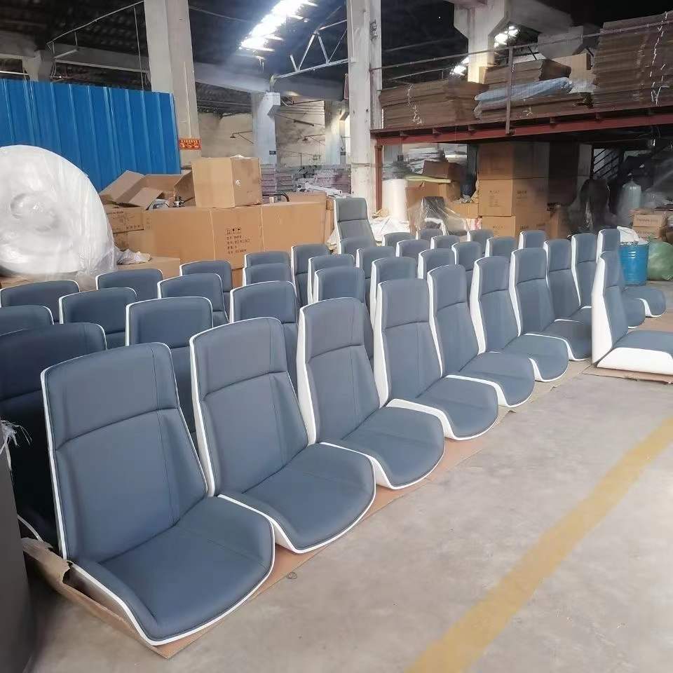 High-Back Plywood Swivel Chair