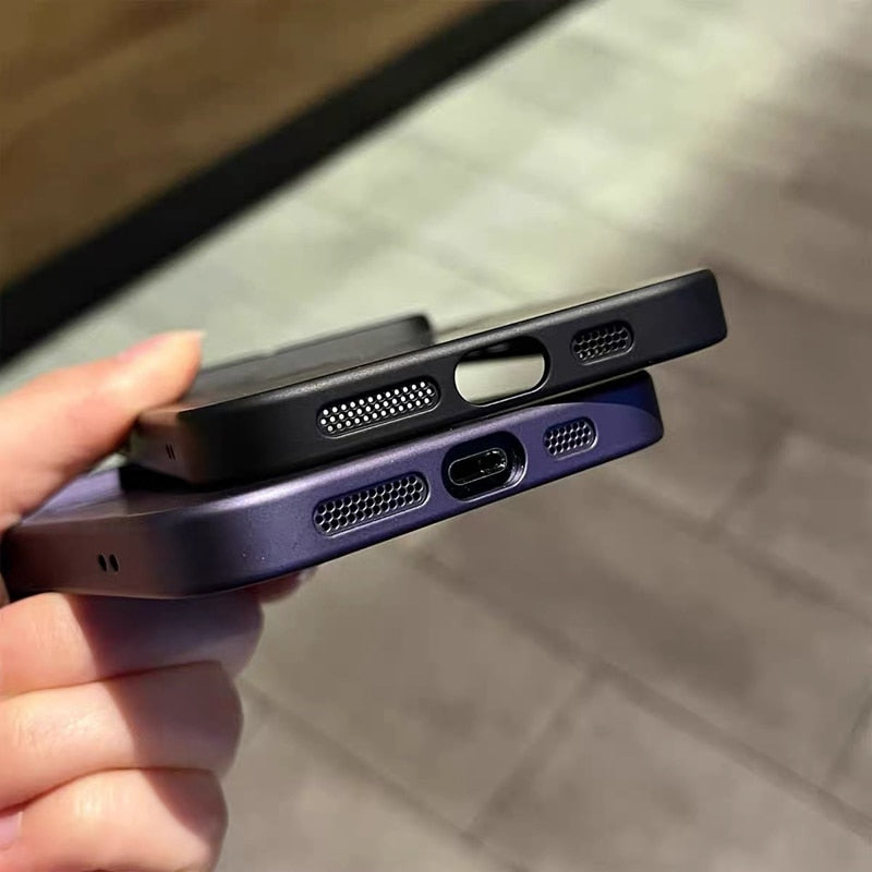 Luxury Slim Matte Magsafe iPhone Case