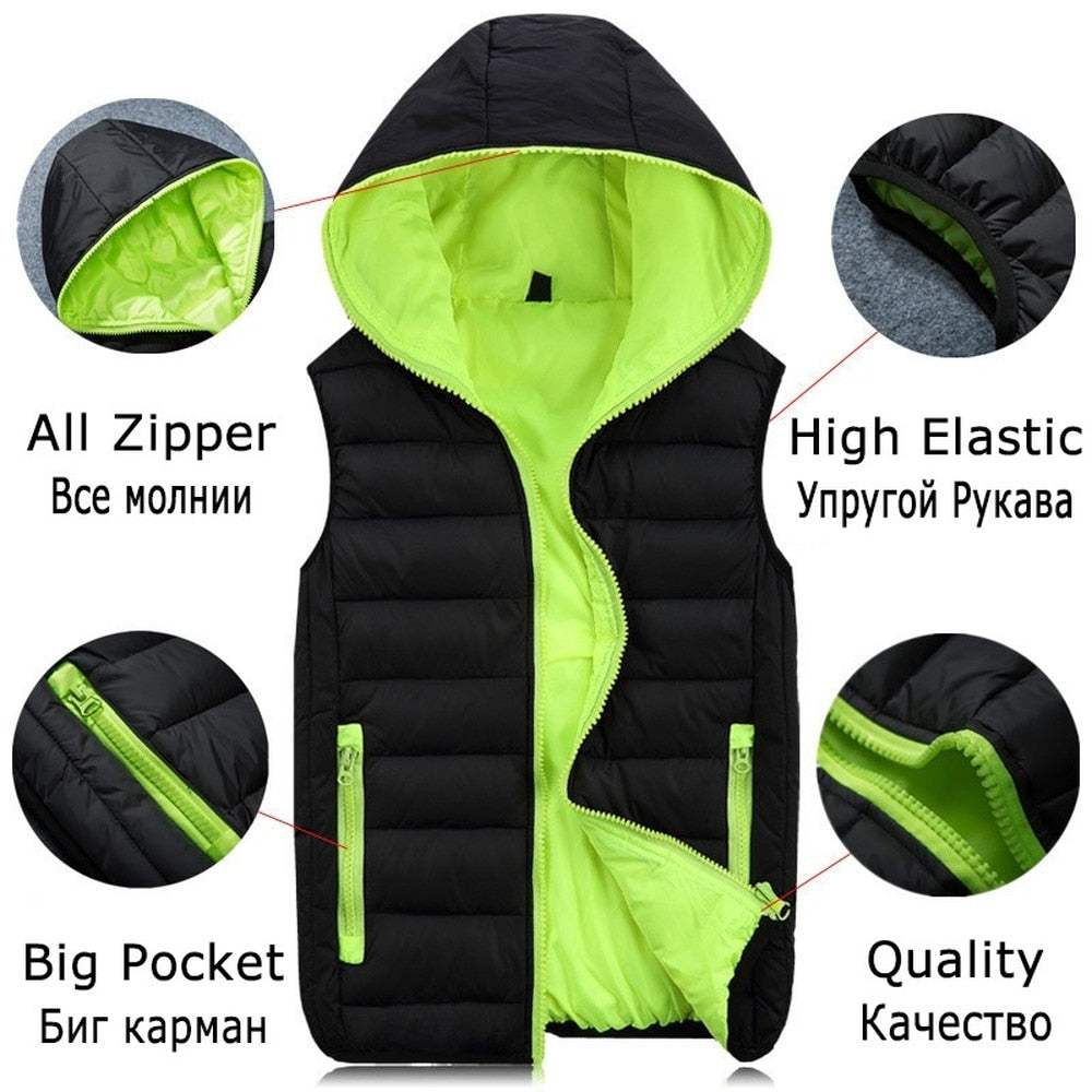 Autumn Sleeveless Puffer Vest