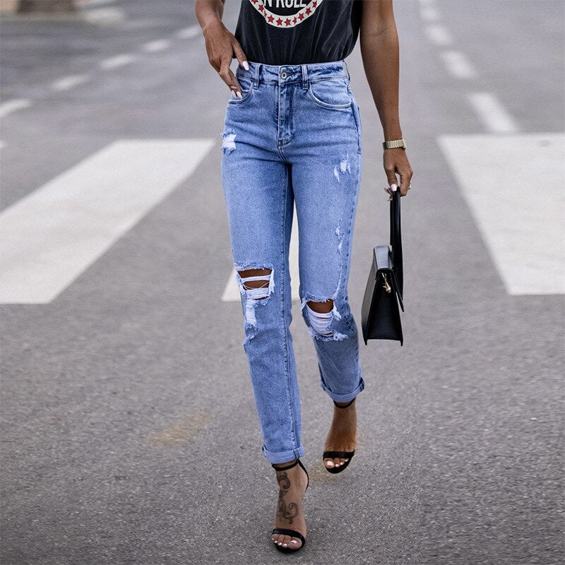 Distressed Skinny Jeans