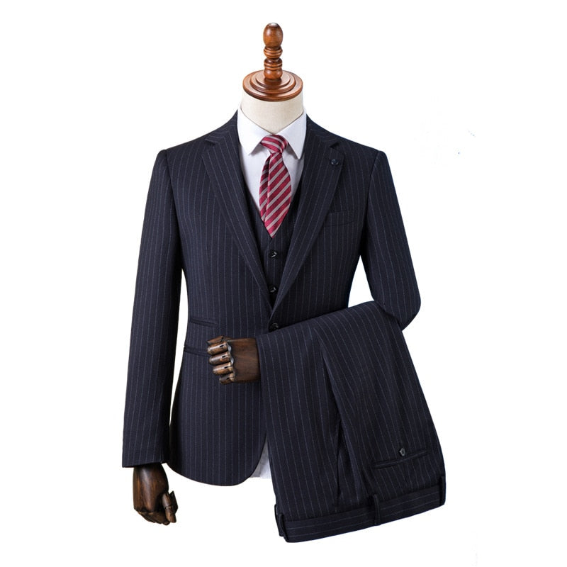 Premium British Stripe Suit
