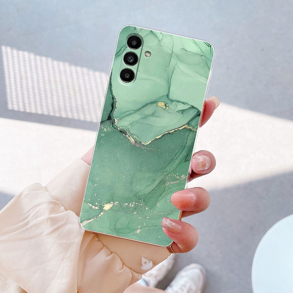 Samsung Marble Painted Silicone Case