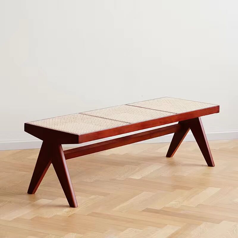 Rattan Solid Outdoor Bench