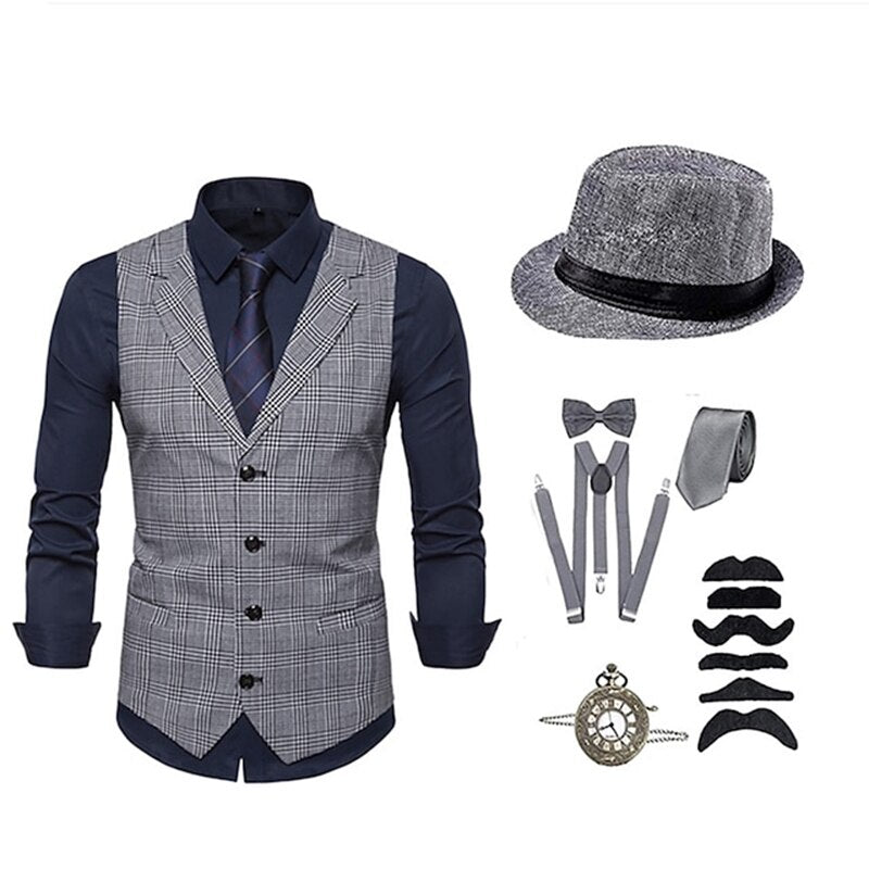 1920s Mafia Masquerade Costume