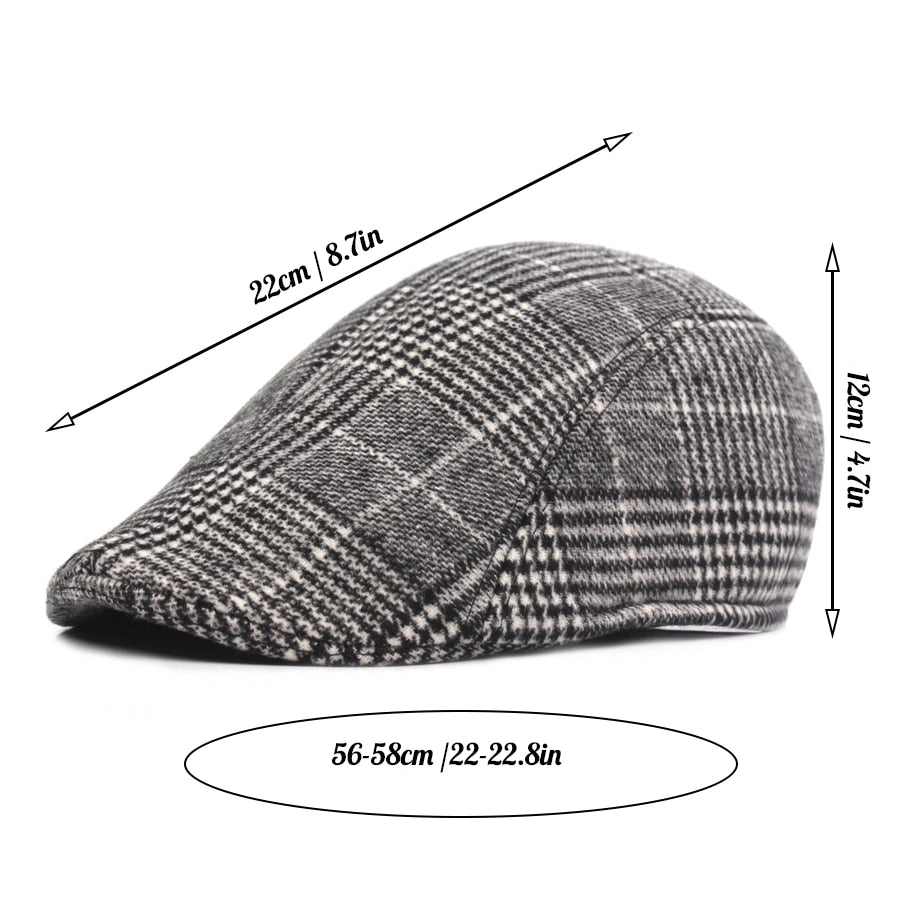 Plaid Blinder Hat