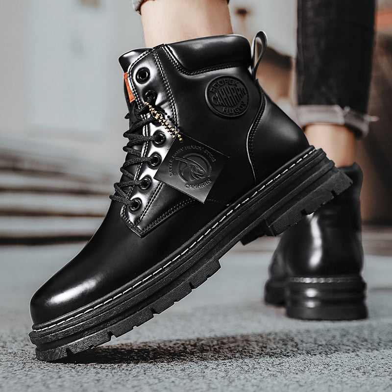 Brogue Wingtip Boots