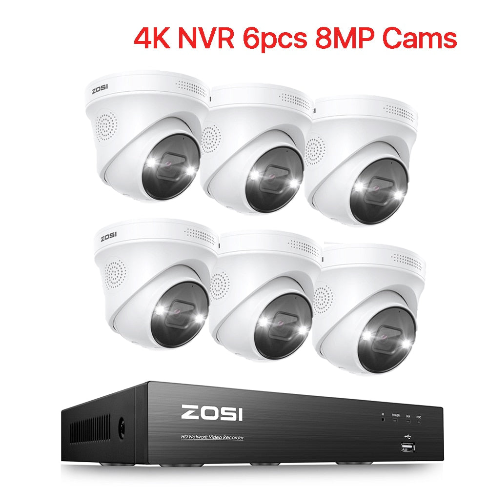 ZOSI 4K PoE Video Surveillance System