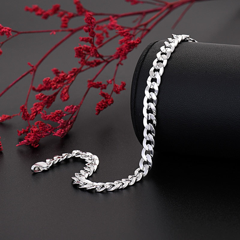 925 Sterling Silver 7MM Chain