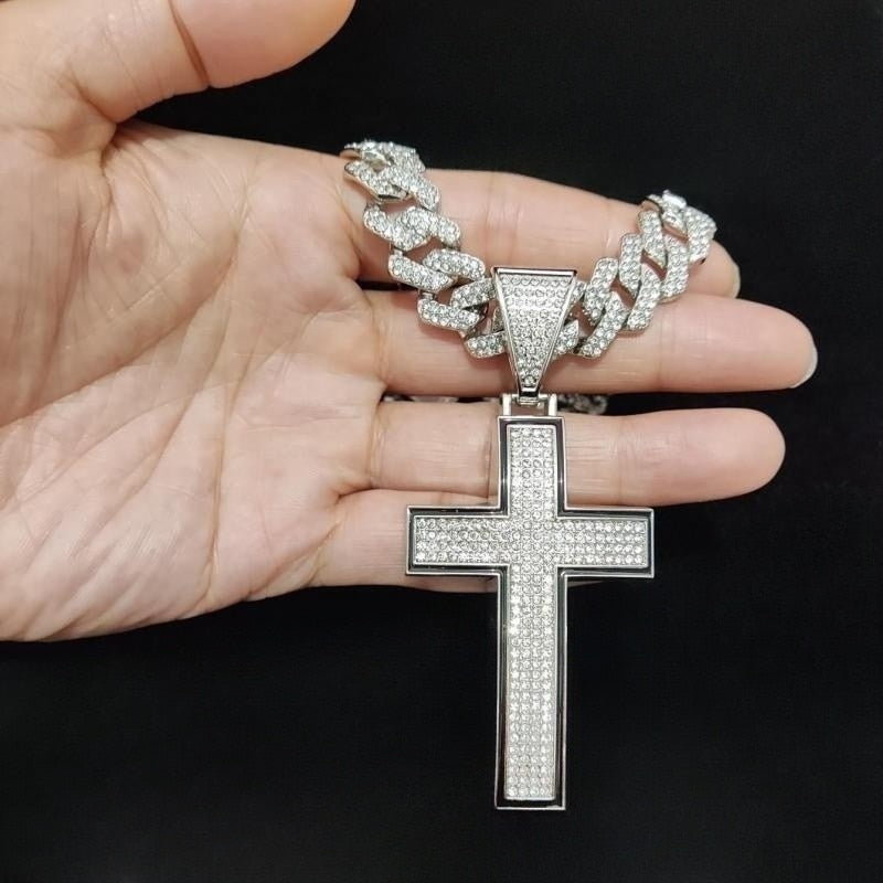 Cuban Hip Hop Cross Pendant