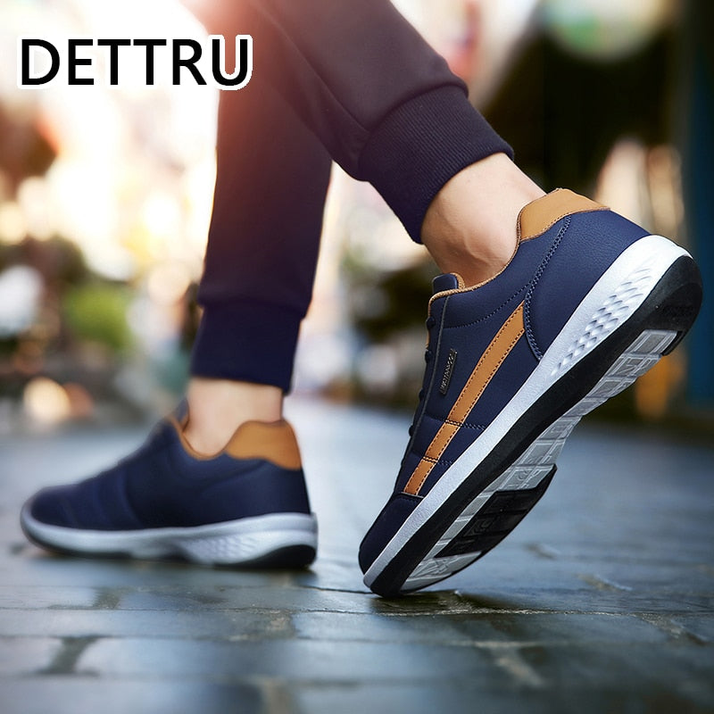 DETTRU Casual Leather Sneakers
