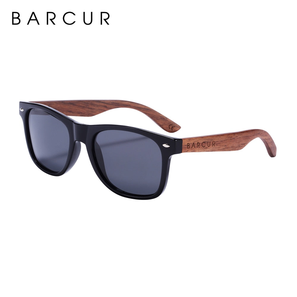 BARCUR Black Walnut Sunglasses