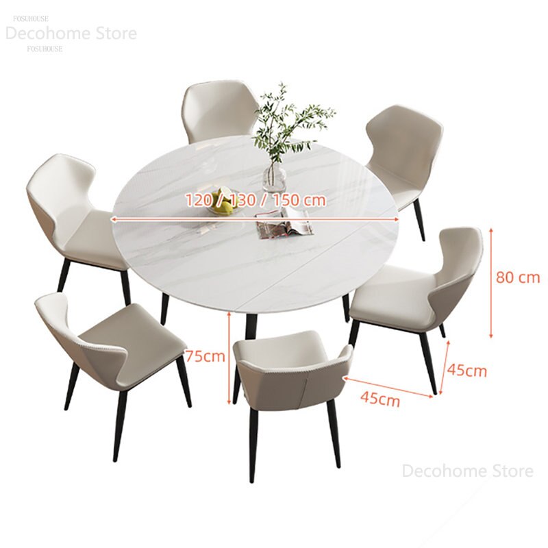 Luxury Round Dining Table Set
