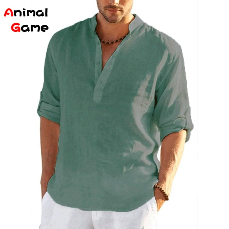 RS Animal Game Linen Shirt
