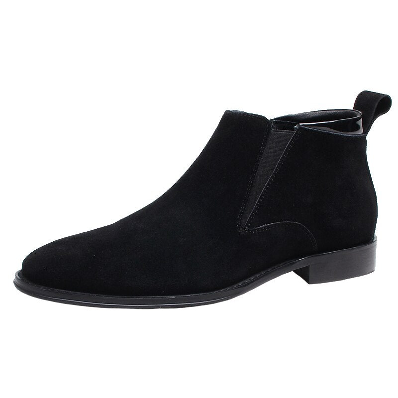Suede Leather Ankle Boots