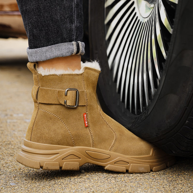 Plush Winter Work Boots