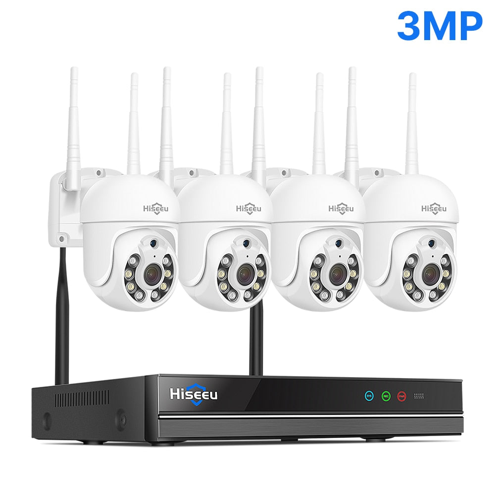 Hiseeu 5MP WiFi CCTV Camera Kit