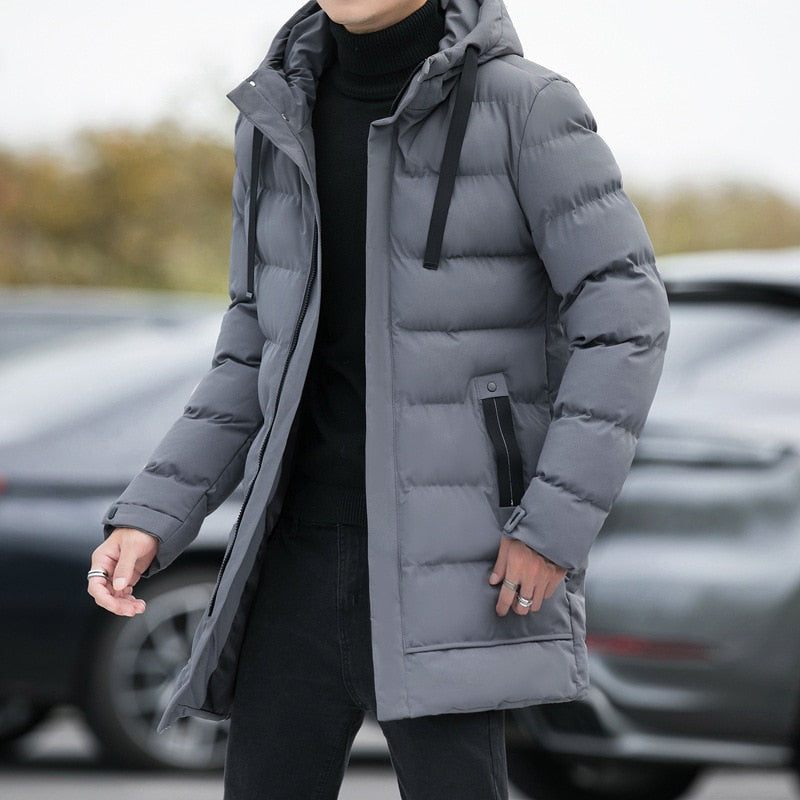 Long Warm Puffer Jacket