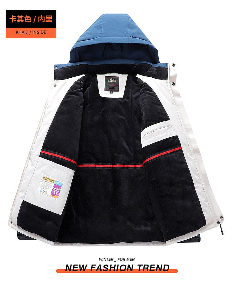 Thick Velvet Oversize Parka