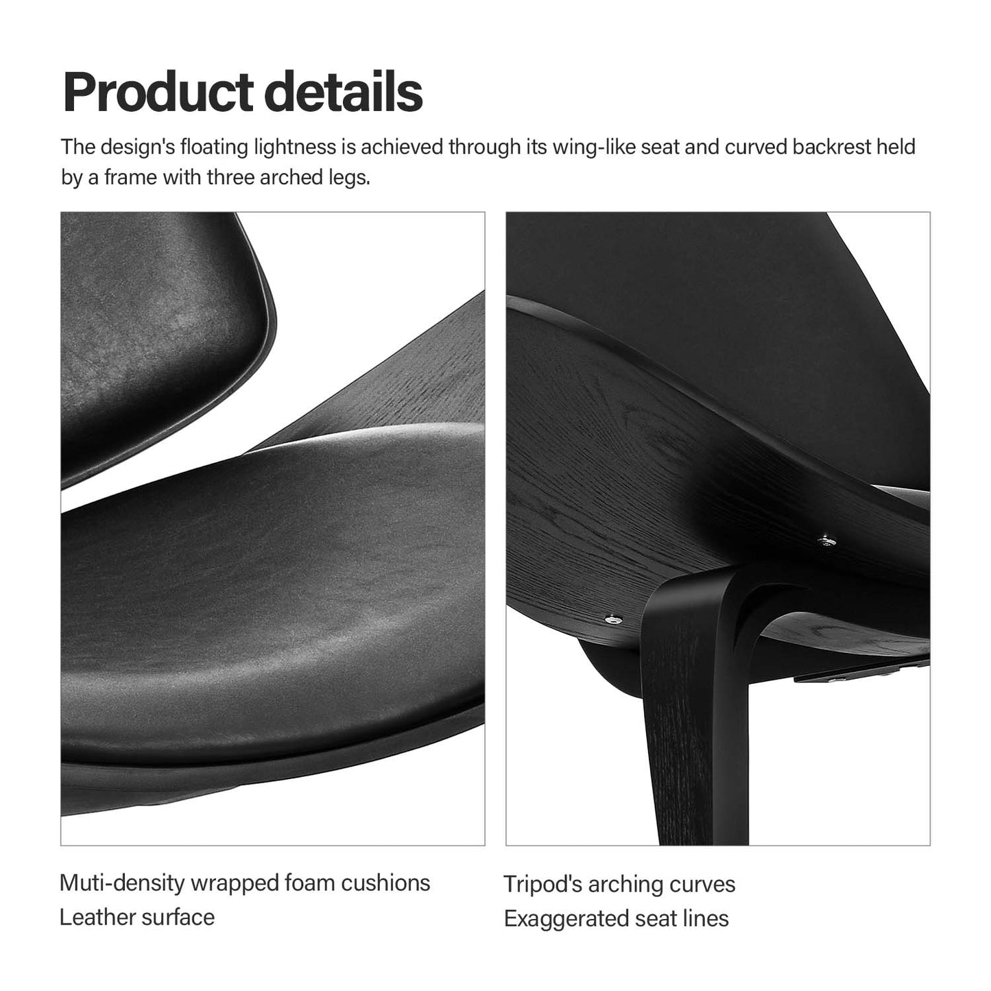 Mid Century Shell Chair