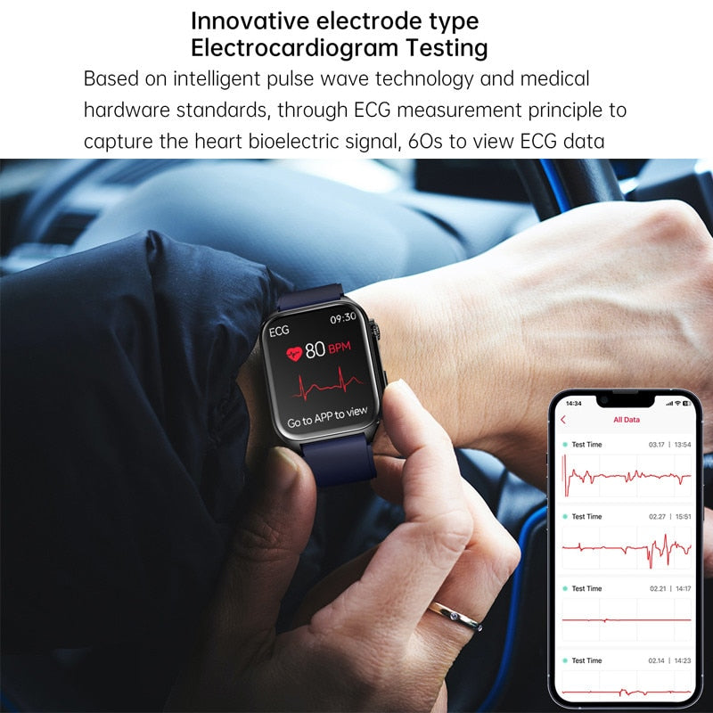2023 ECG+PPG Smart Watch
