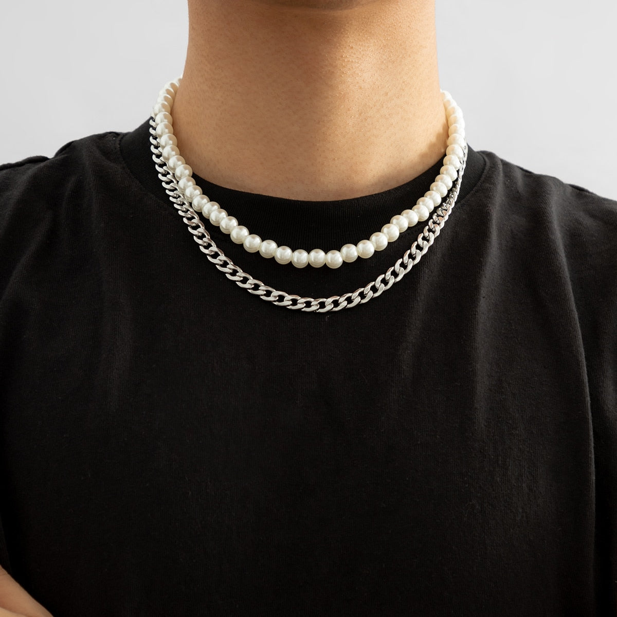 Layered Stainless Steel Choker