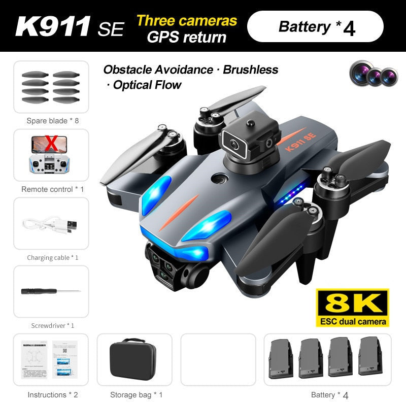 K911 GPS 4K Drone