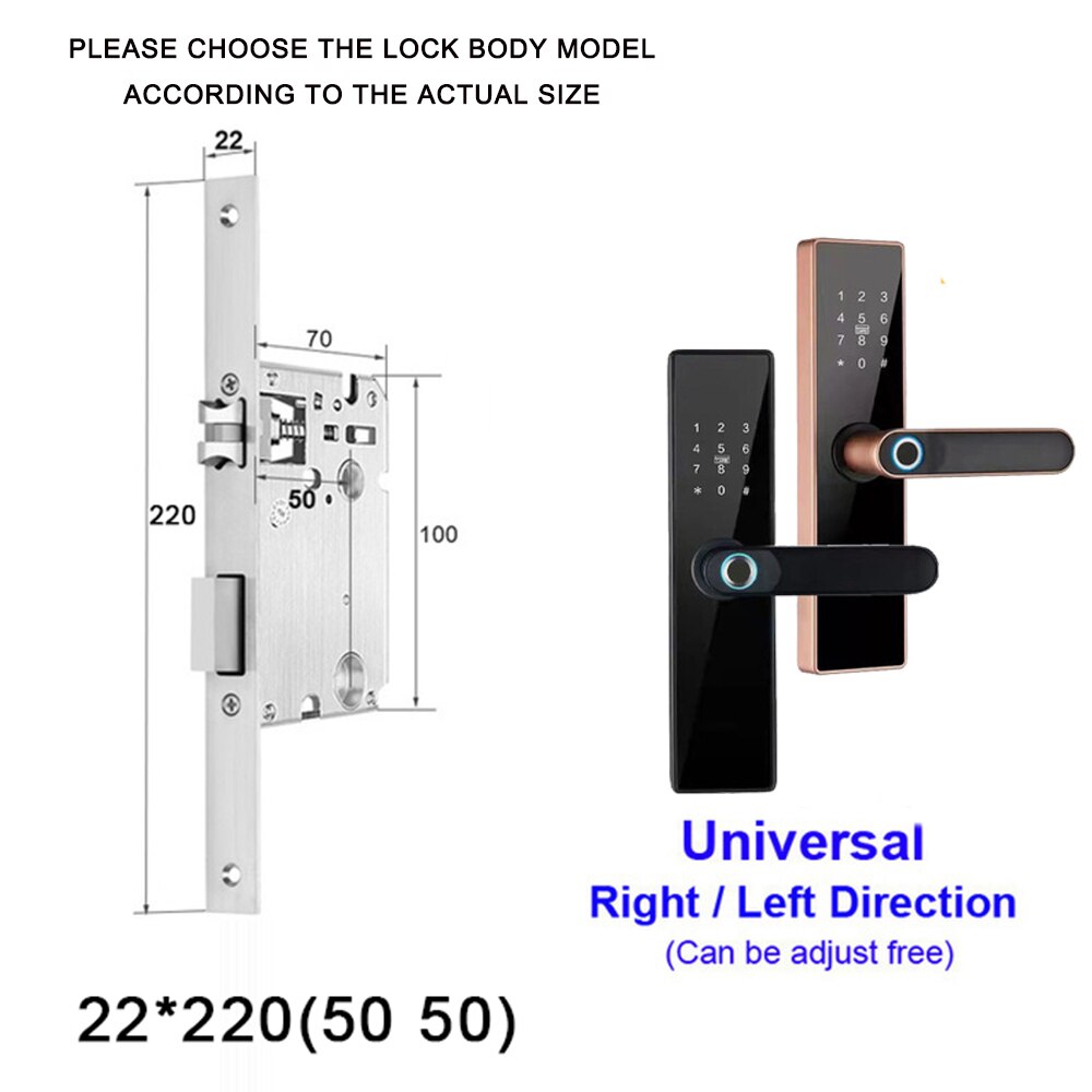 AISUO Bluetooth Fingerprint Smart Door Lock