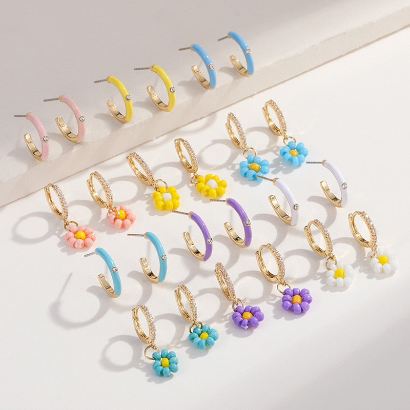 Rhinestone Crystal Earrings