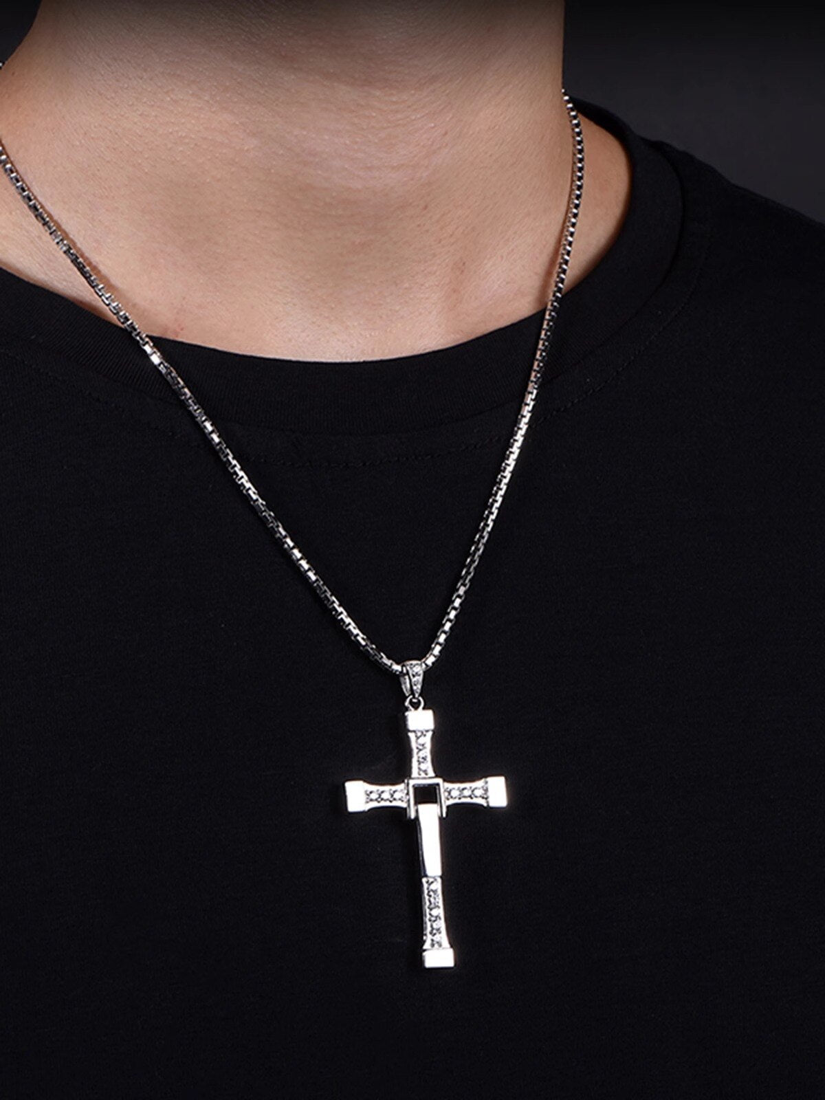 Fast and the Furious Cross Necklace