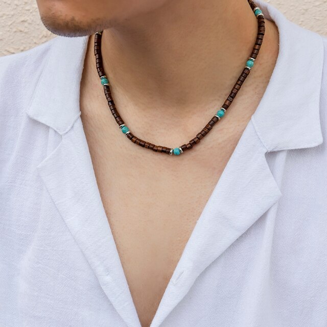 Wooden Bead Necklace