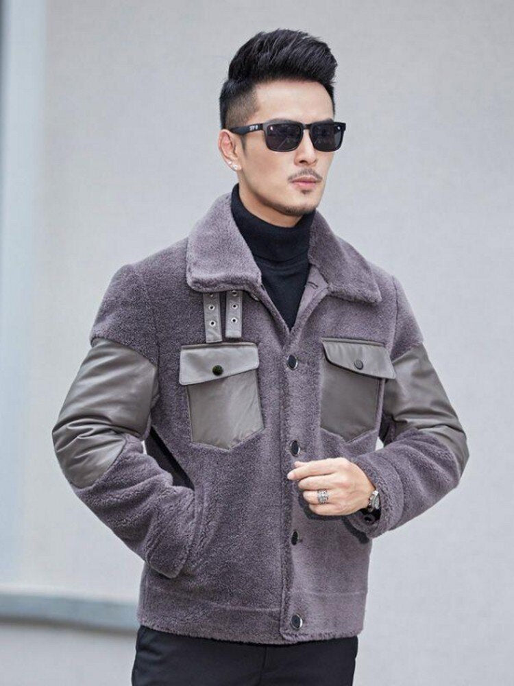 Patchwork Real Fur Jacket