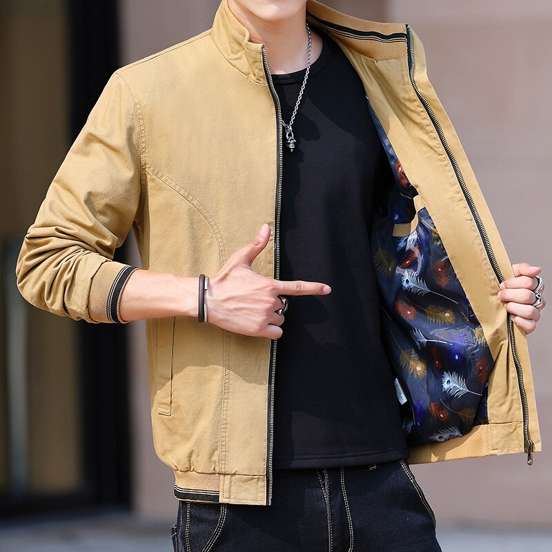 Standing Collar Bomber Jacket
