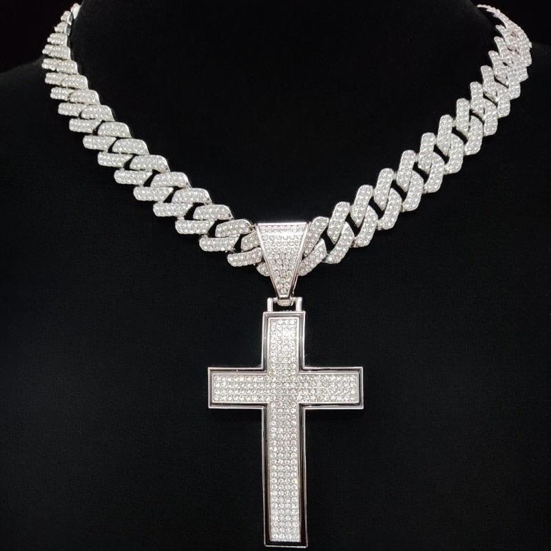 Cuban Hip Hop Cross Pendant