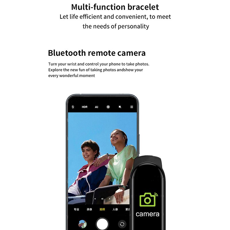 M6 Smart Bracelet w/ Heart Rate Monitor