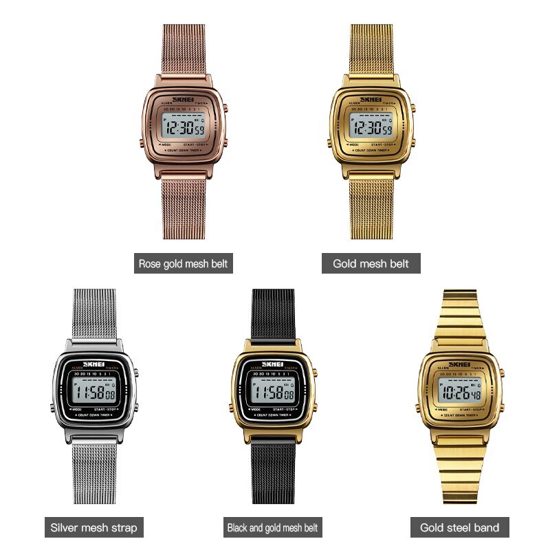 SKMEI Luxury Stainless Steel Watch