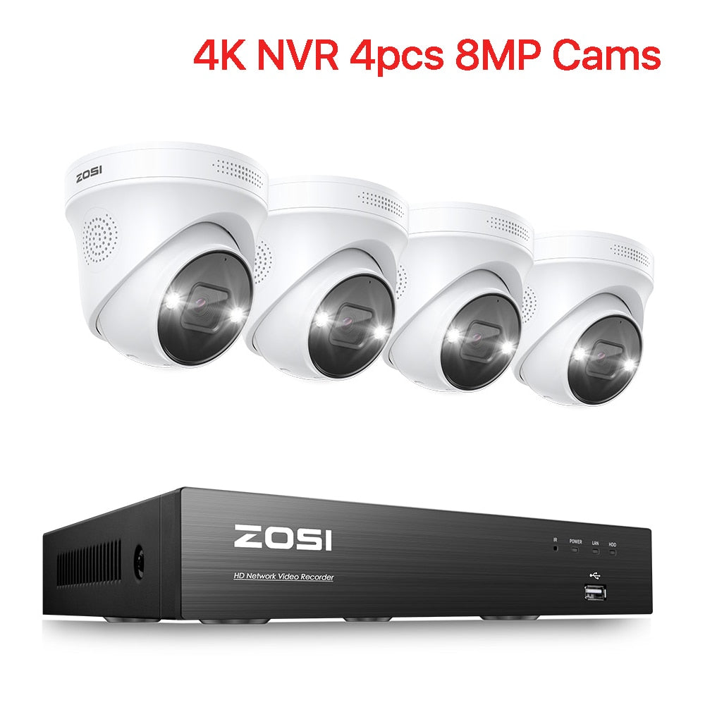 ZOSI 4K PoE Video Surveillance System