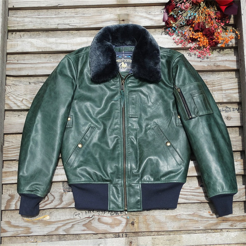Full Grain Cow Leather Jacket