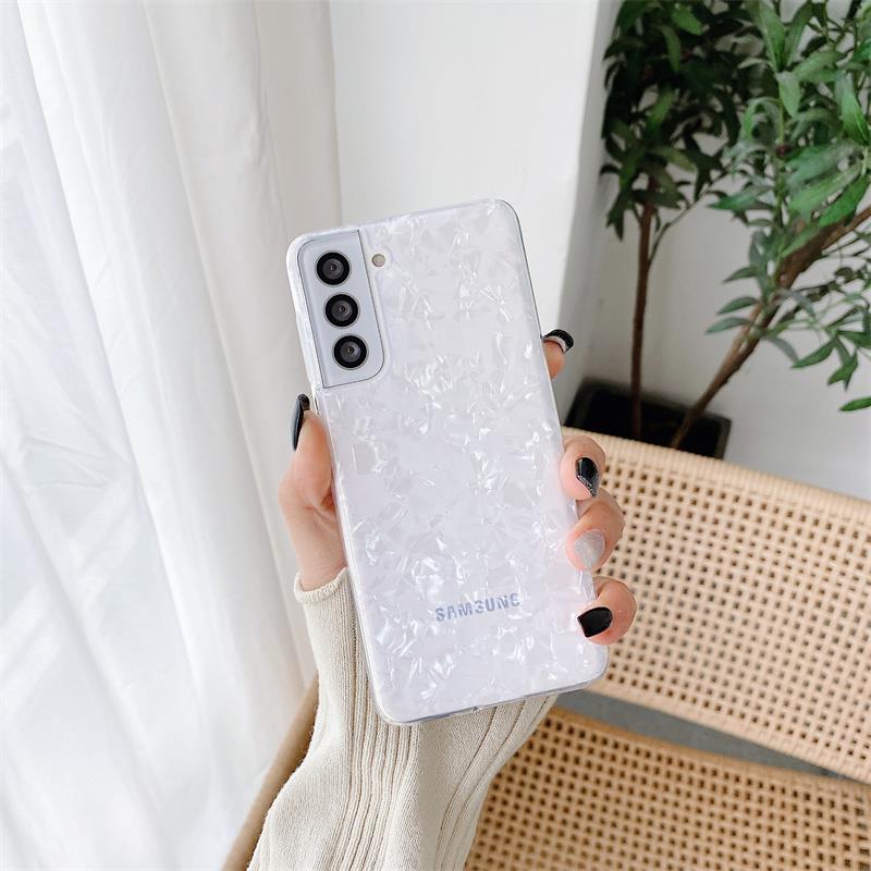 Glitter Shell Pattern Case For Samsung Galaxy