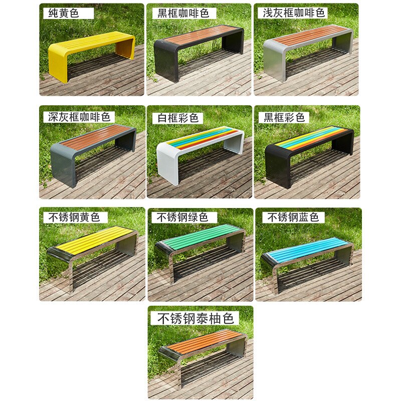 Stainless Steel Patio Bench