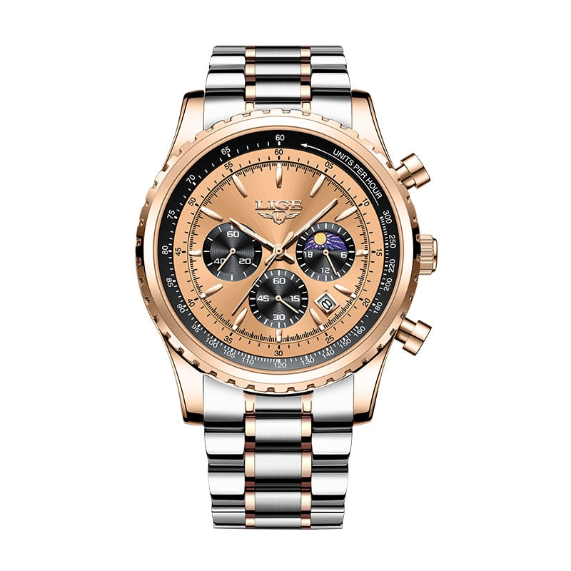 2023 LIGE Quartz Lumious Watch