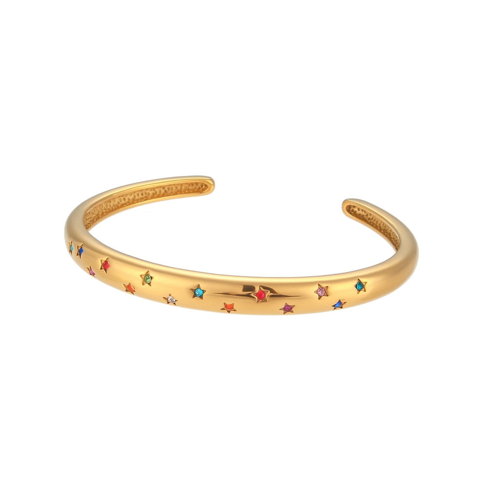 18K Gold Plated Waterproof Bangles