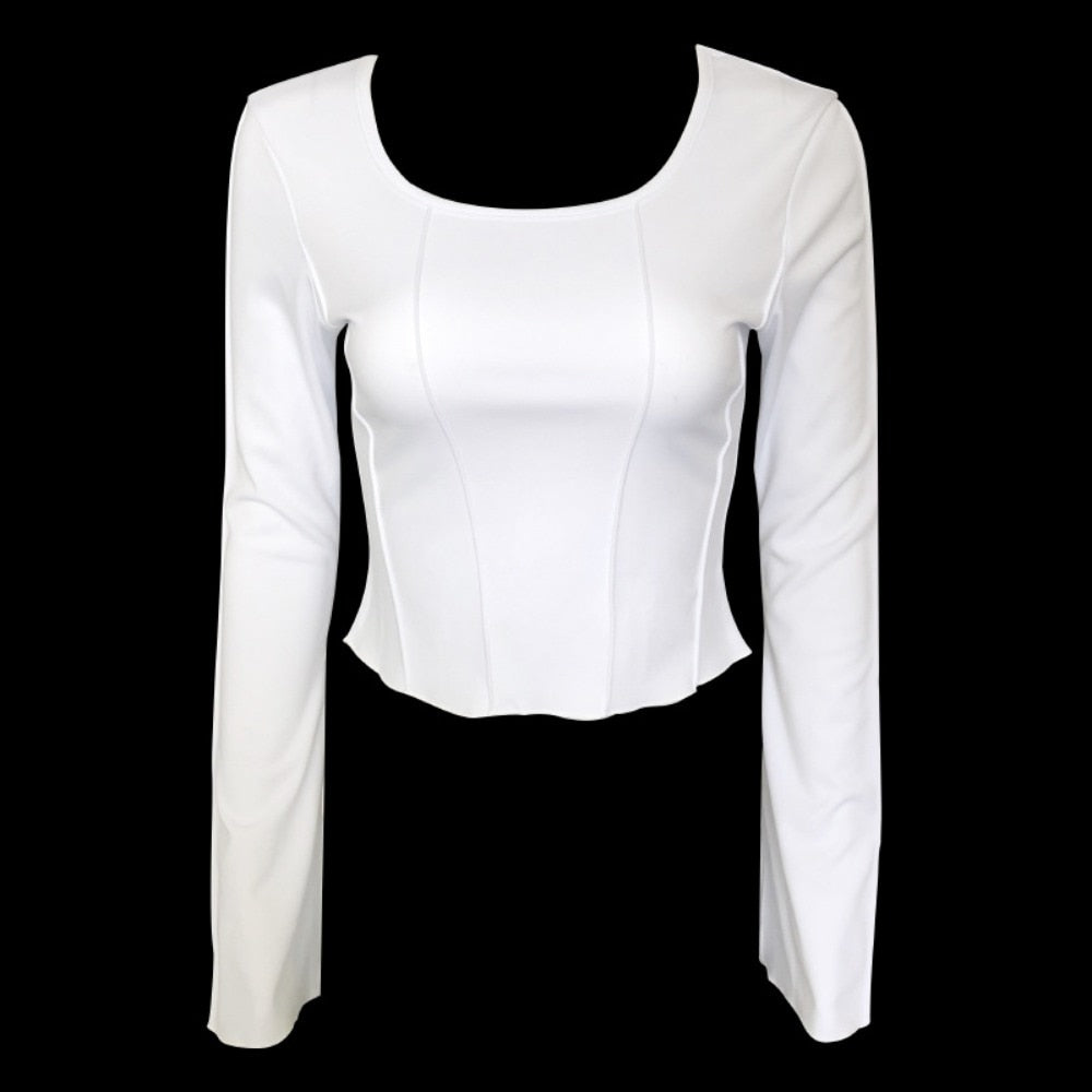 Square Neck Lantern Top