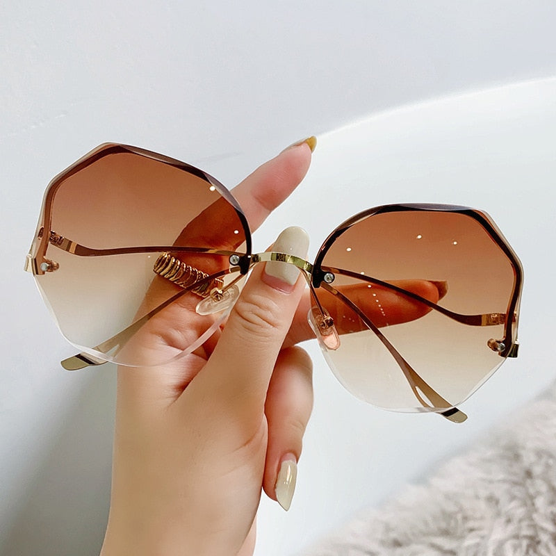 ZUIDID Gradient Round Sunglasses
