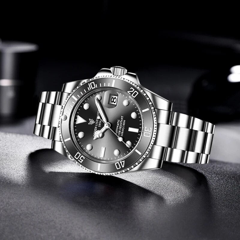 LIGE Mechanical Wristwatch
