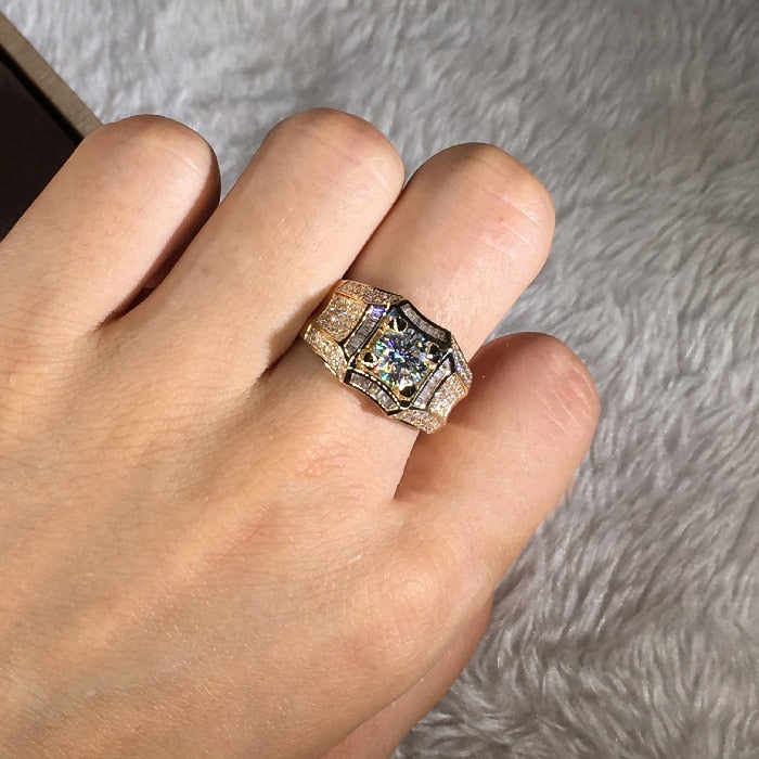 14K 3 Carat Gold Diamond Ring