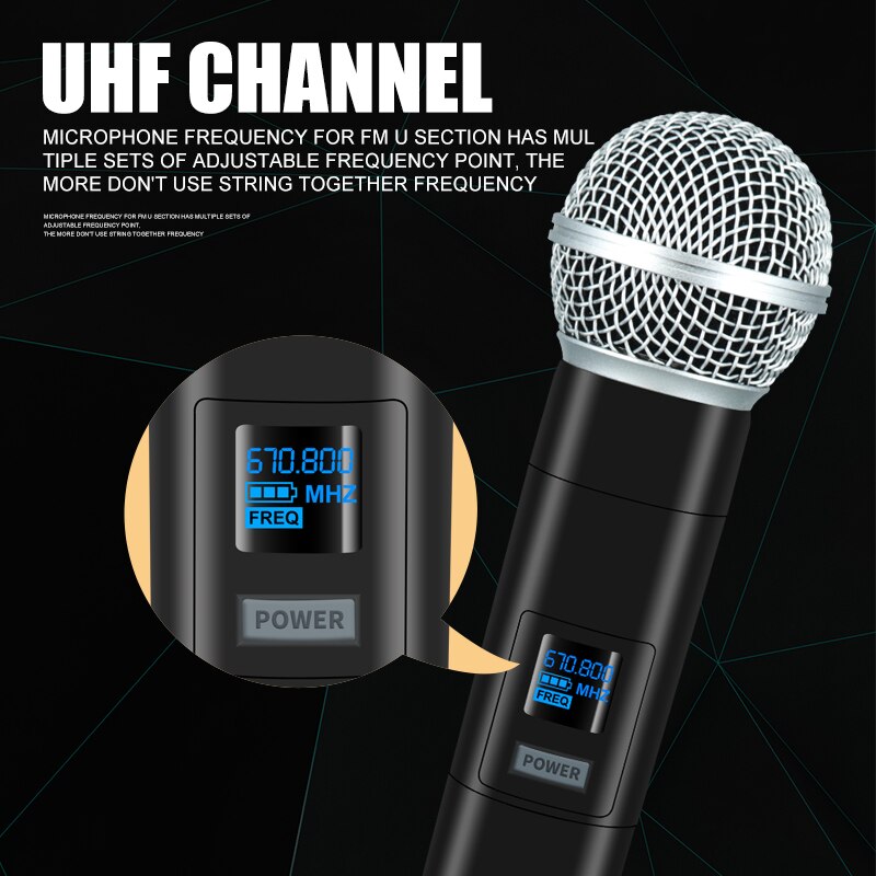 Dual Channel Wireless Microphones