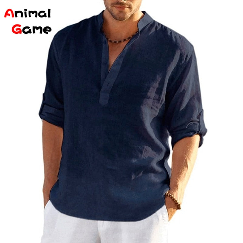 RS Animal Game Linen Shirt