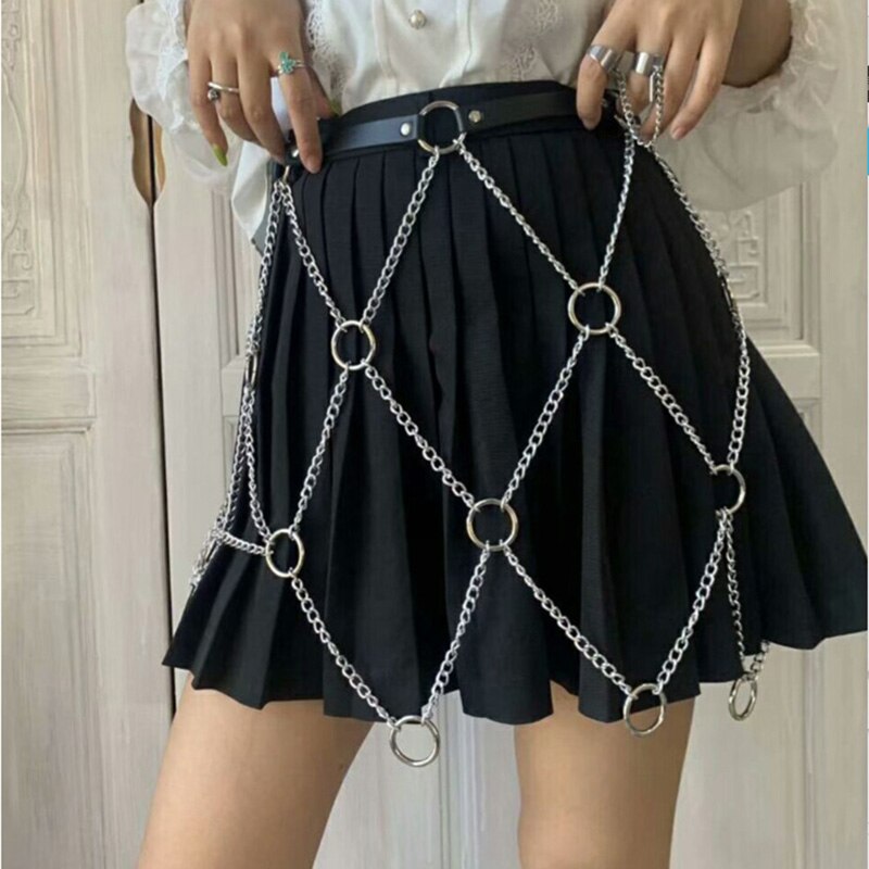 Gothic Leather Body Chains