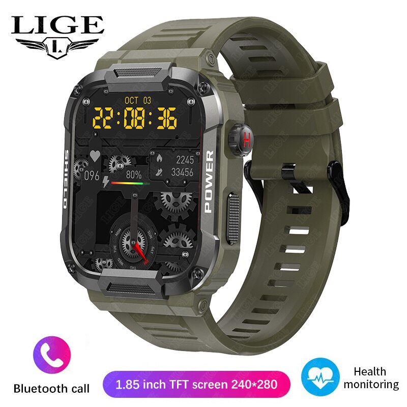 LIGE Smart Military Watch