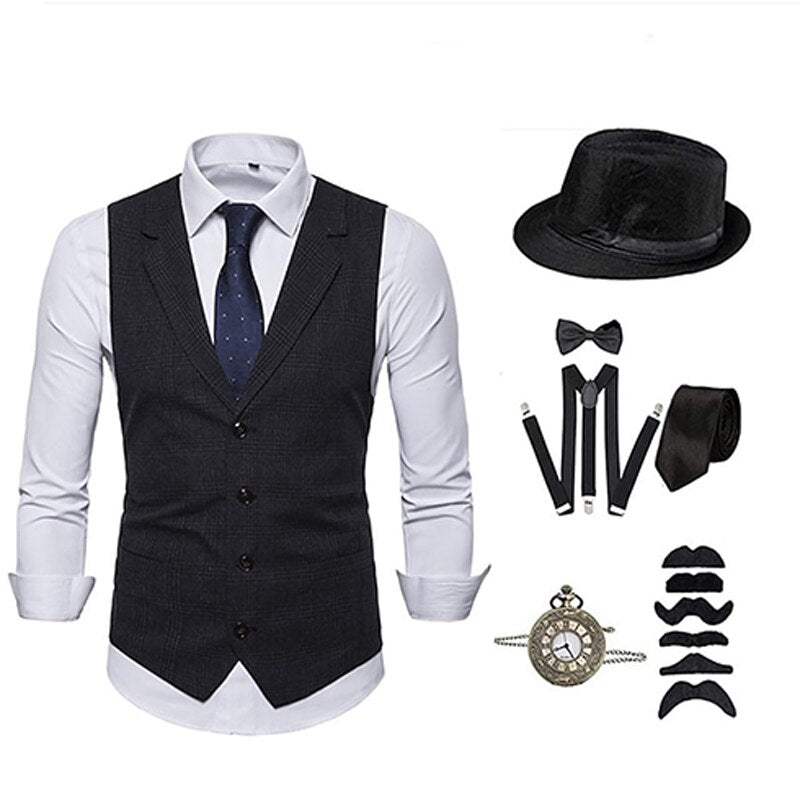 1920s Mafia Masquerade Costume